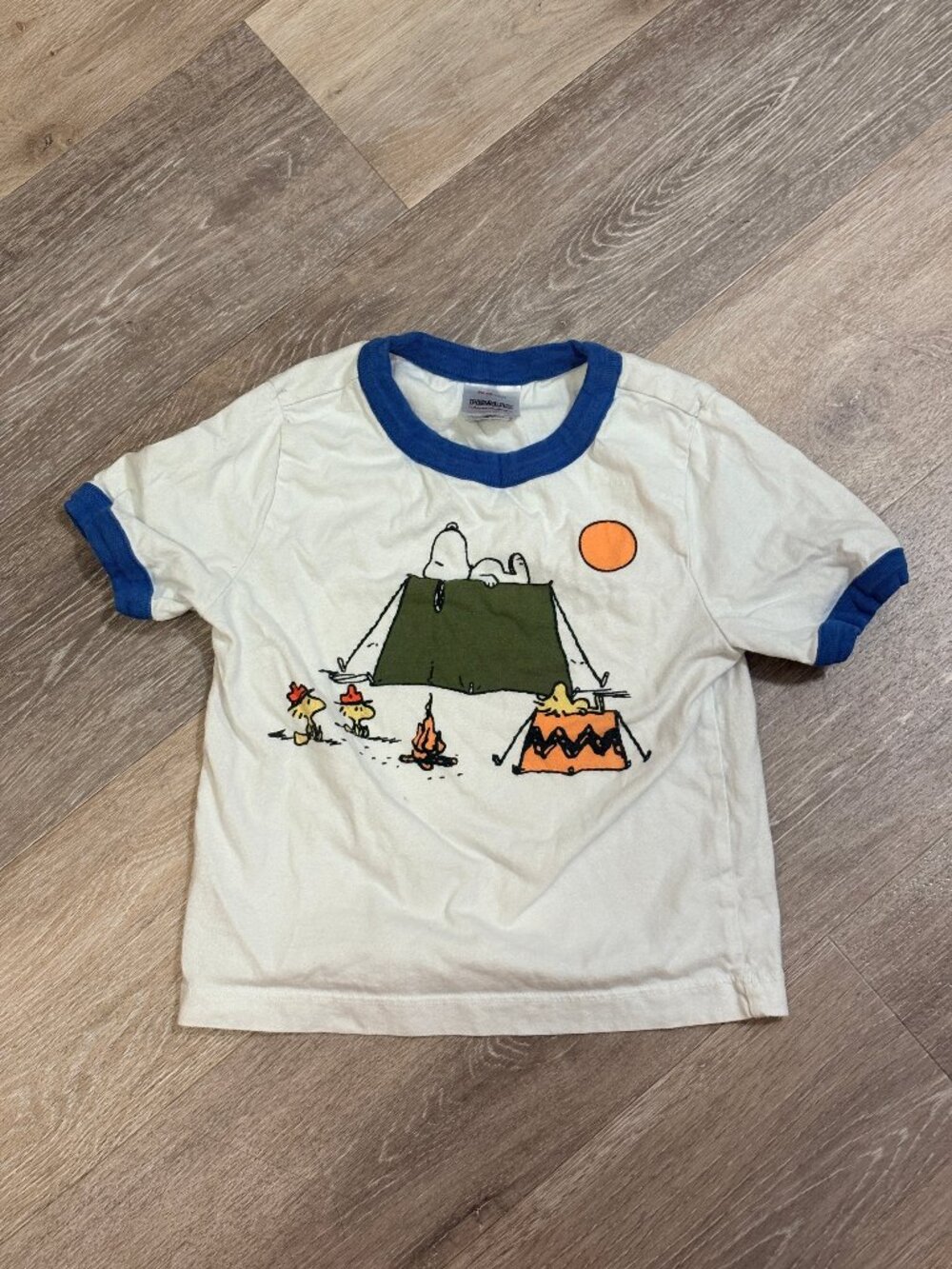 Hanna Andersson Snoopy Camping T-Shirt 3T 90